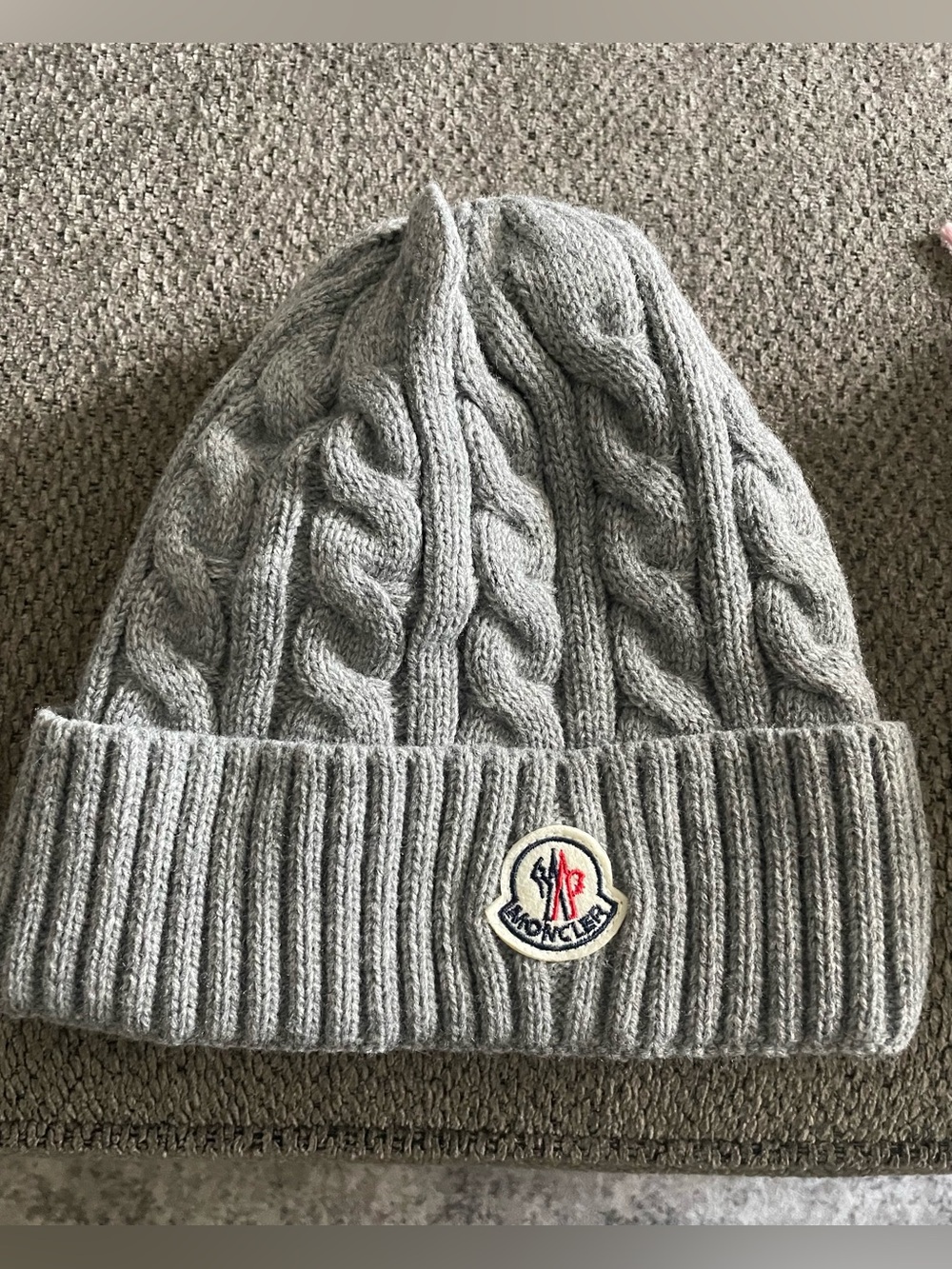Men’s fashion winter hat beanie skully gray